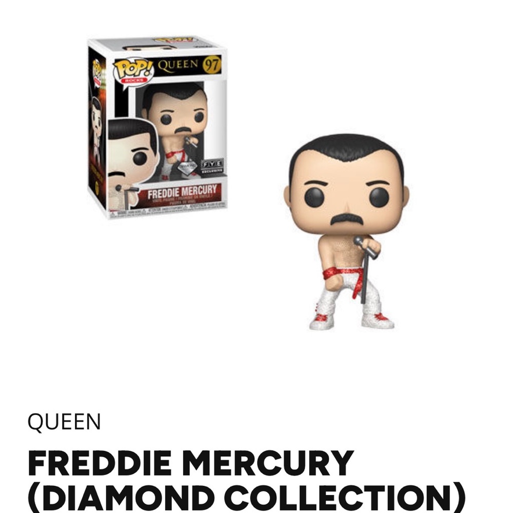 Freddie Mercury Diamond Edition Funko Pop
